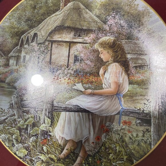 Shirley Deaville The Love Letter Decorative Collector Plate - Picture 1 of 2
